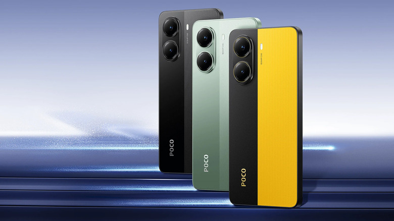 Poco X7 Pro в разных цветах
