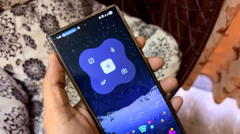 Виджет Google Keep QuickCapture на телефоне Samsung Galaxy