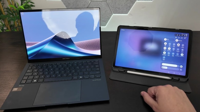 Сопряжение двух устройств для второго экрана Samsung.