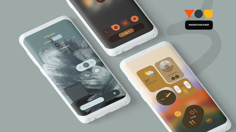 Выразительные виджеты M3 для KWGT