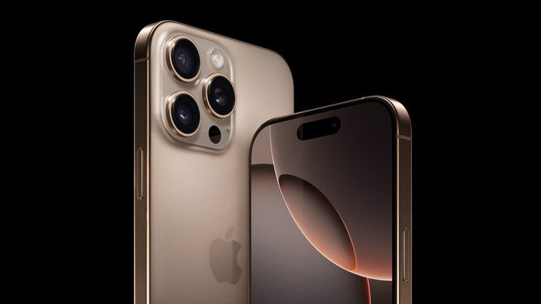 iPhone 16 Pro в золотом цвете