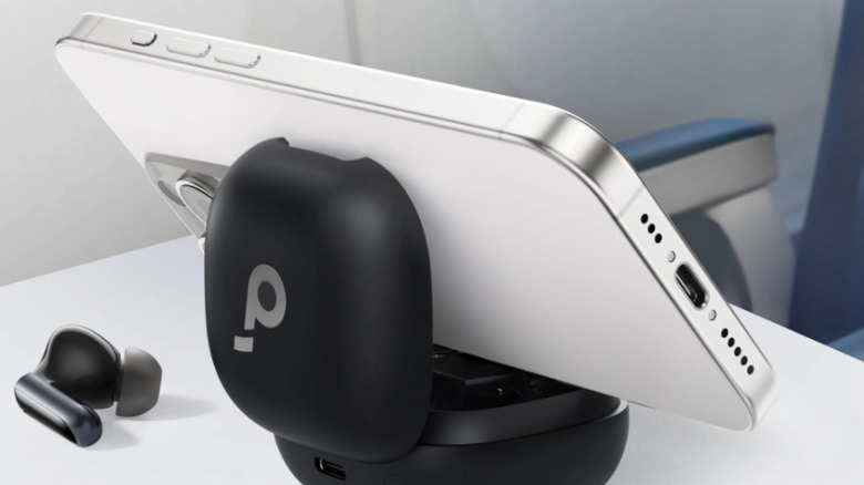 Беспроводные наушники и подставка для телефона Anker Soundcore