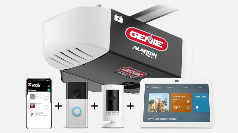 Умное устройство открывания гаражных ворот Genie с камерой и концентратором Google Home