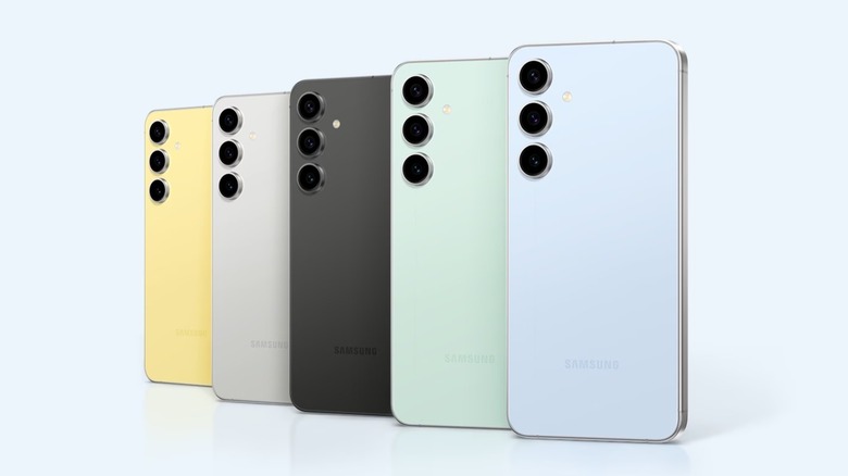 Различные цветовые варианты Samsung Galaxy S24 FE