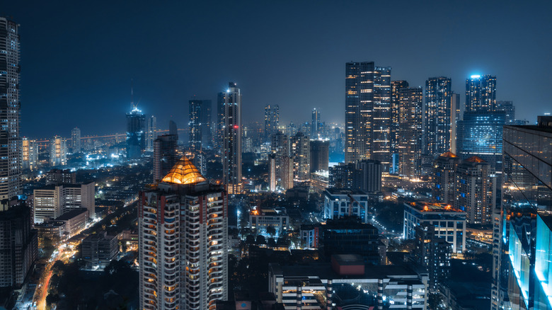 огни города