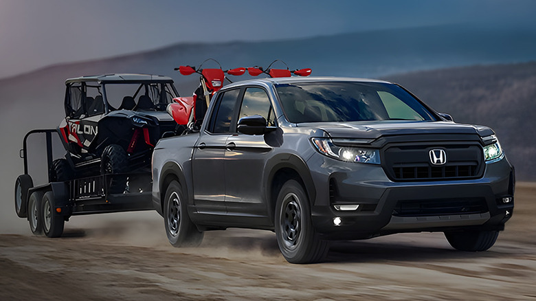 Промо-изображение Honda Ridgeline 2025 года.