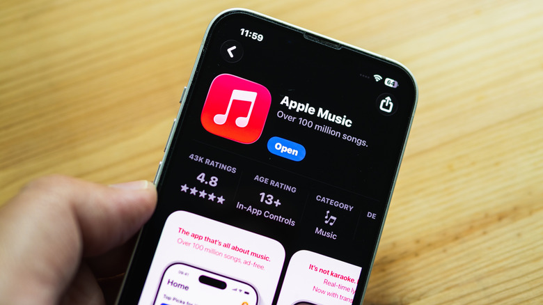 Приложение Apple Music в iOS App Store