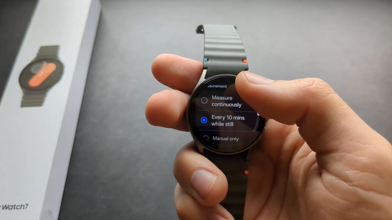 Включение непрерывного мониторинга сердечного ритма на Galaxy Watch