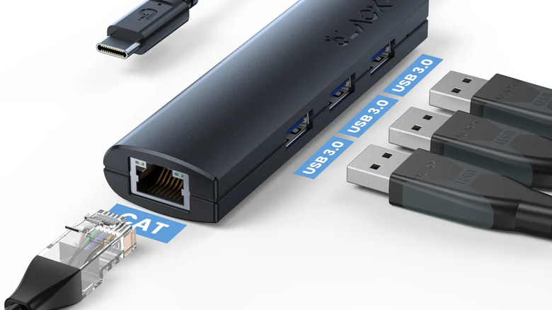 Концентратор USB-C с портом Ethernet