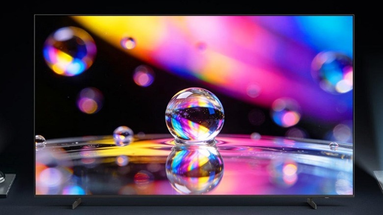 75-дюймовый мини-светодиодный смарт-телевизор Samsung класса M80H серии 4K на дисплее