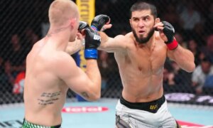 Ислам Махачев победил Иэна Мачадо Гарри на UFC 330