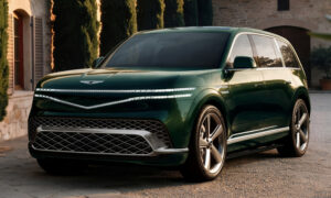 Genesis GV90: двери автобуса, пол с подогревом и огромный выдвижной телевизор во флагманском электромобиле-кроссовере