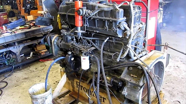 Дизельный двигатель Cummins Big Cam III 1986 года выпуска.