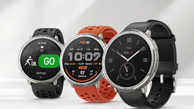 Умные часы Amazfit Active 2 с разными ремешками