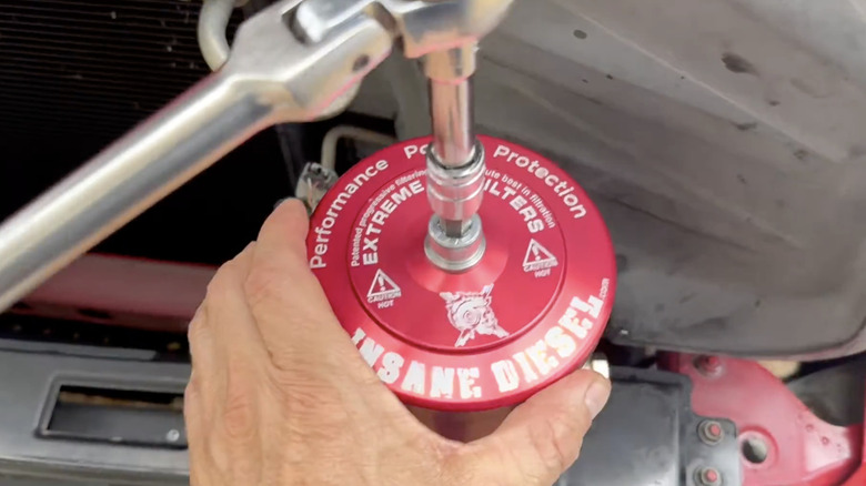 Установка масляного фильтра Extreme bypass на Toyota Tundra
