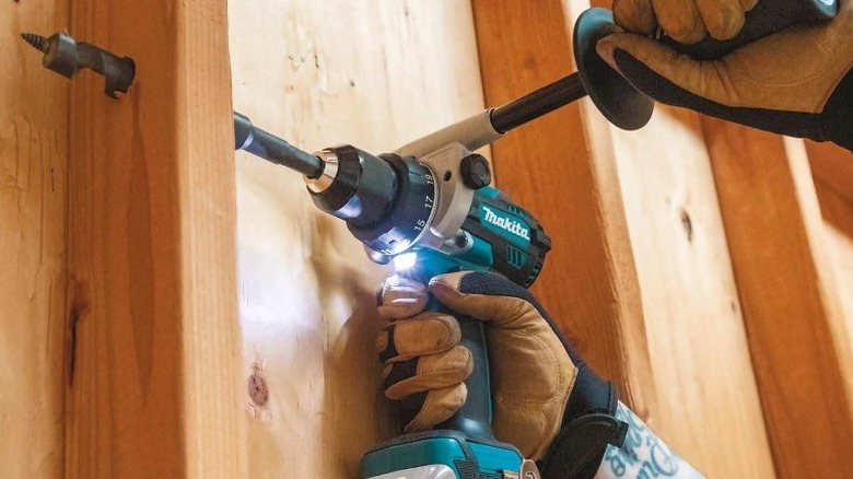 Сверло Makita, сверление шпильки