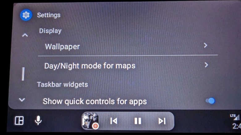 Android Auto с включенными виджетами