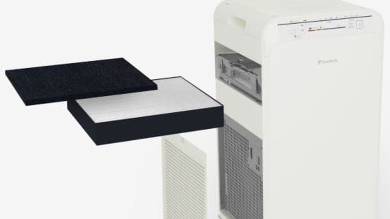 Фильтры в очистителе воздуха Daikin.