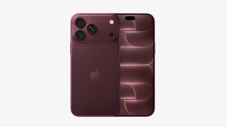 iPhone 18 Pro Max в бордовом цвете