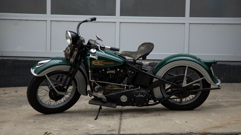 Harley-Davidson EL Knucklehead 1936 года из коллекции Майка Вулфа