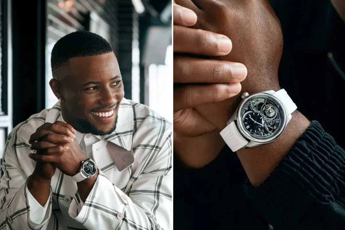 Суперзвезда Eagles Саквон Баркли в сотрудничестве с H. Moser & Cie. создает эксклюзивные часы