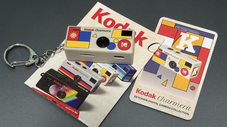 Фотоаппарат Kodak Charmera с двумя картами памяти.